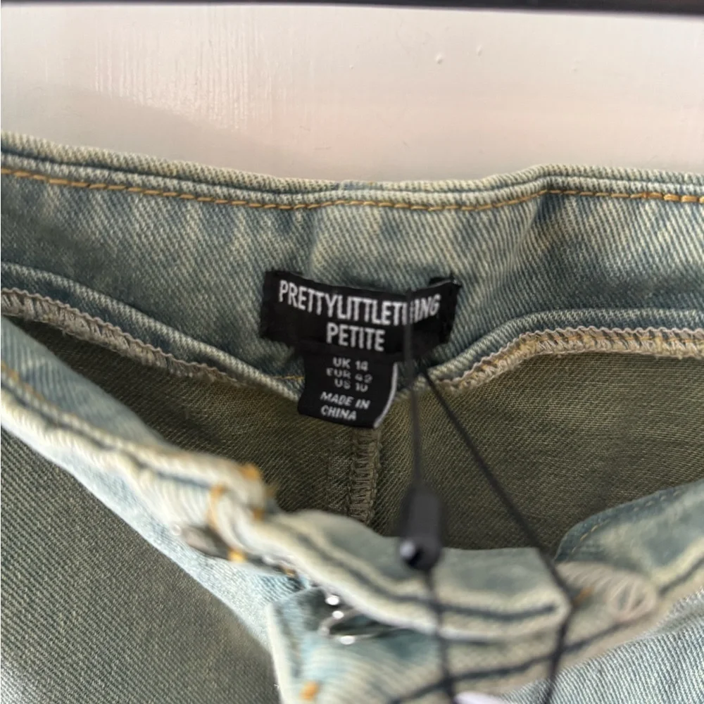 PrettyLittleThing NWT Light Blue Denim Mini Skirt Vintage